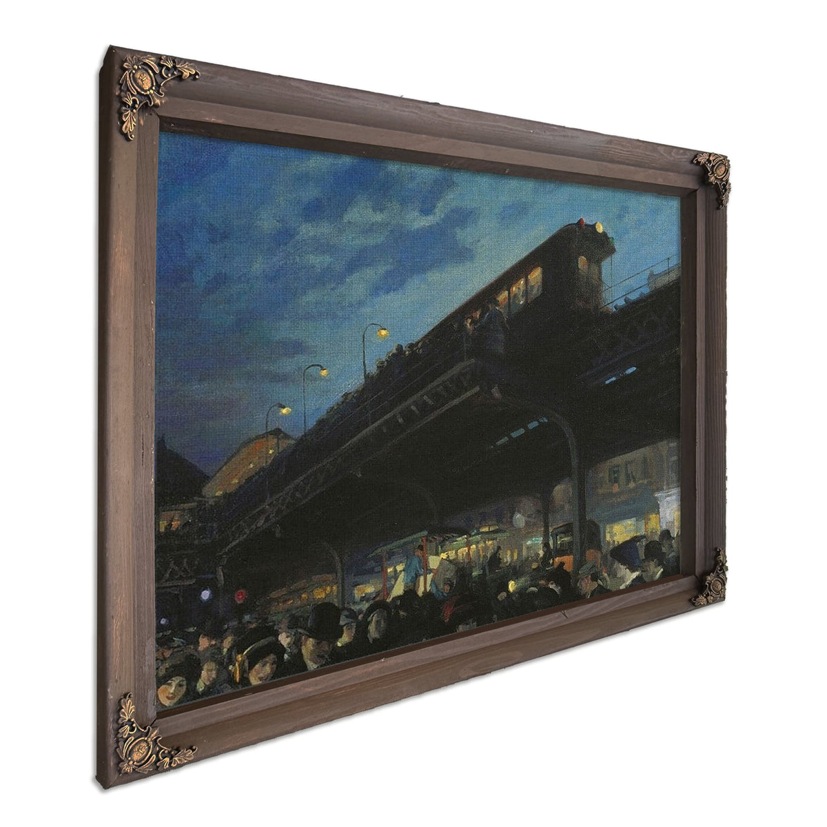 Six O'clock, Winter By John Sloan