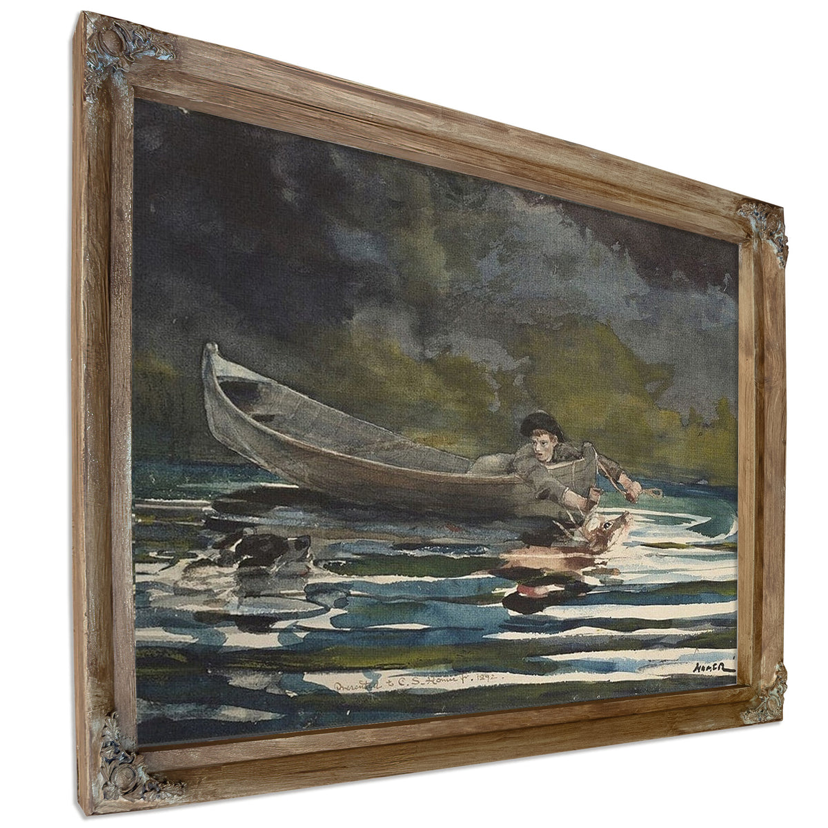 Sketch For Hound And Hunter By Winslow Homer