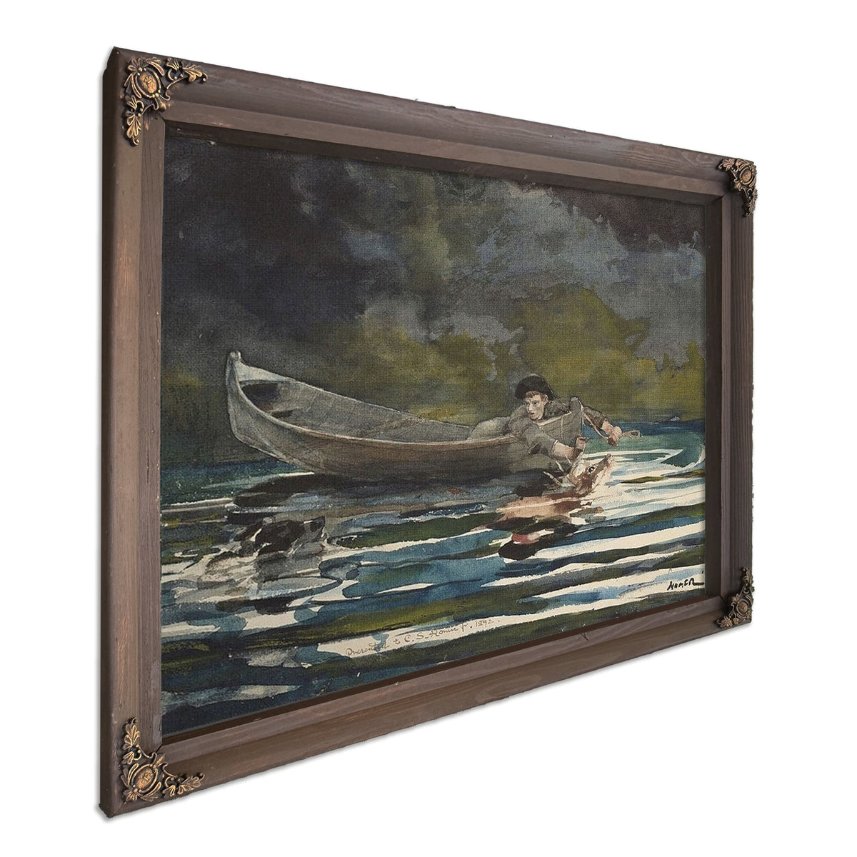 Sketch For Hound And Hunter By Winslow Homer