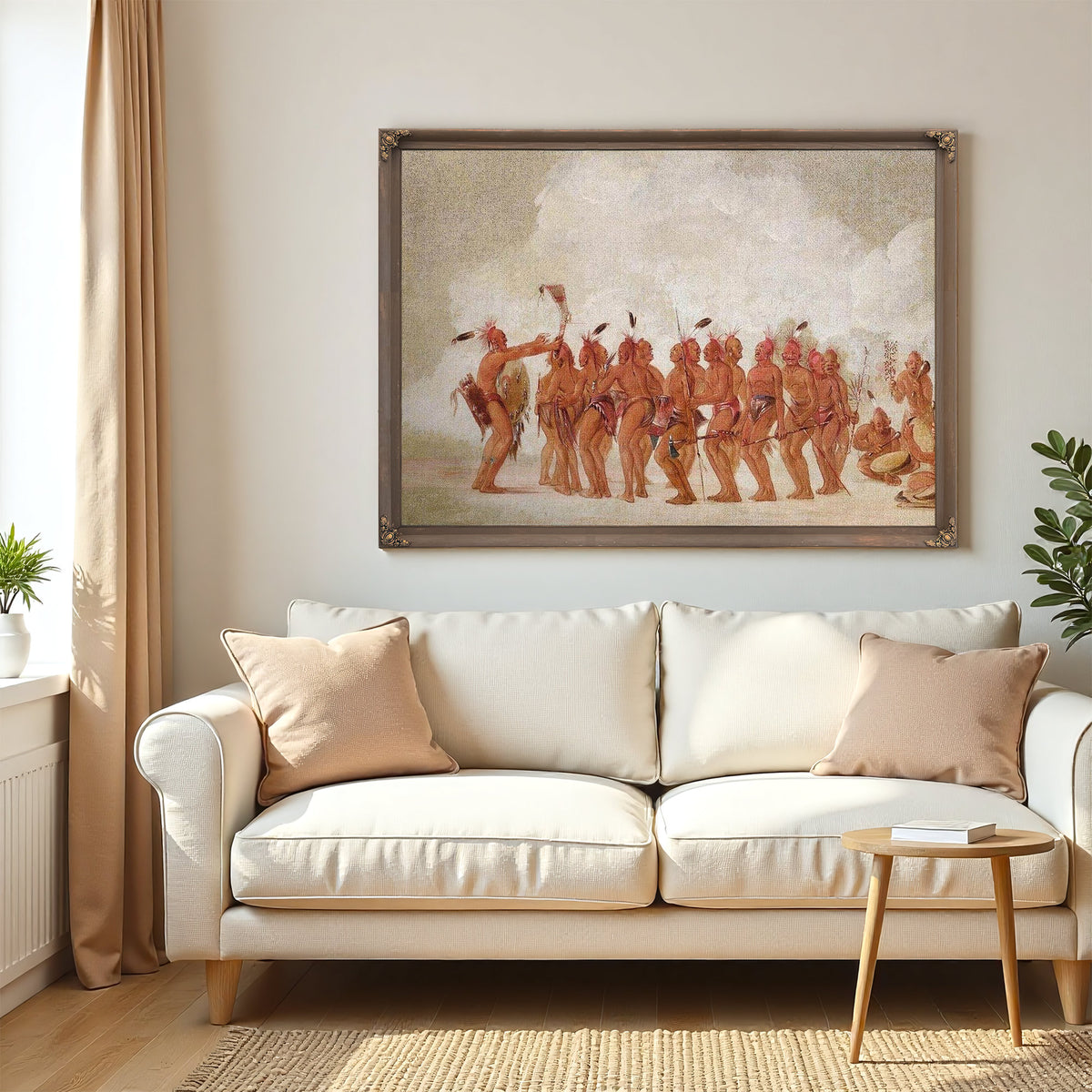 Slave Dance, Sac And Fox By George Catlin