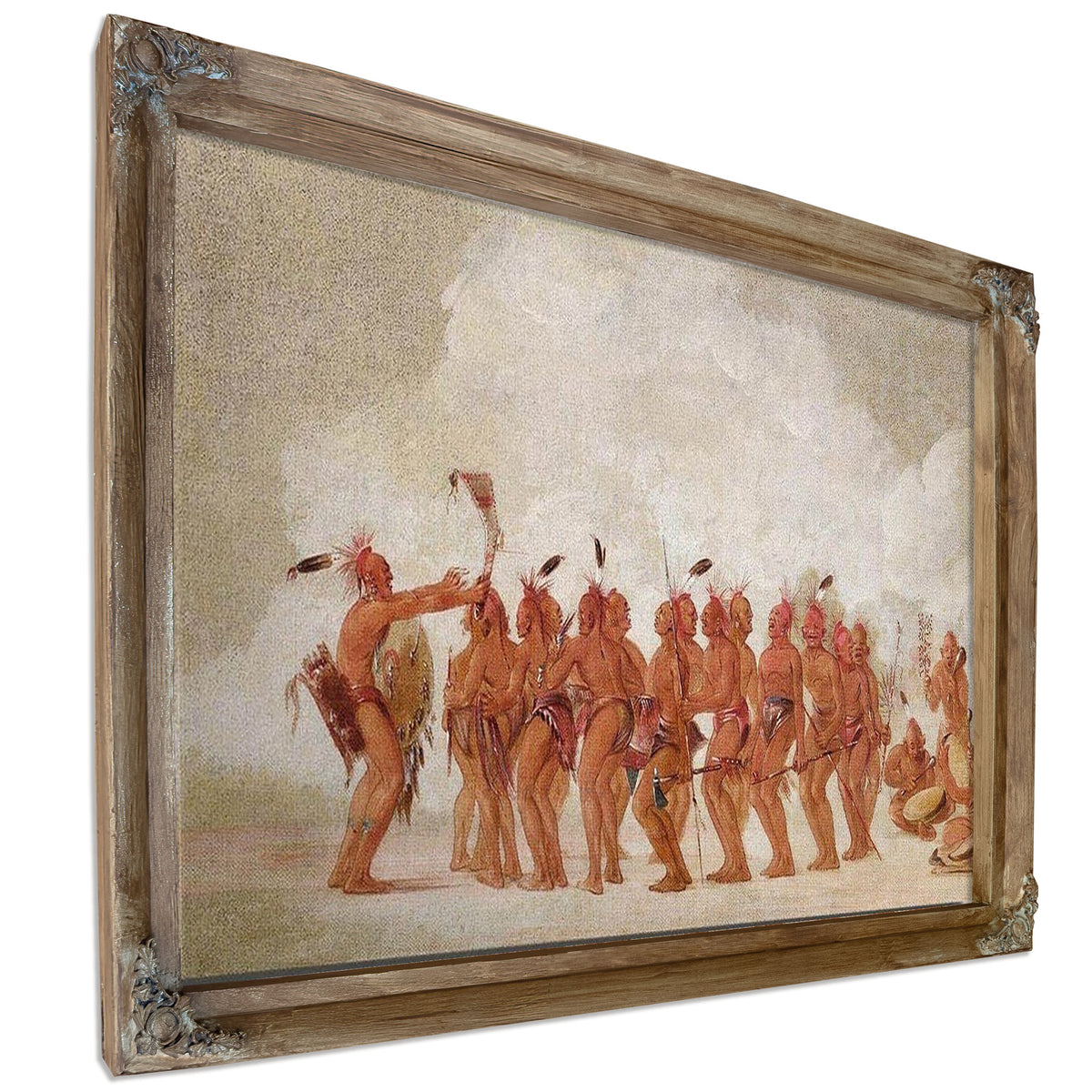Slave Dance, Sac And Fox By George Catlin