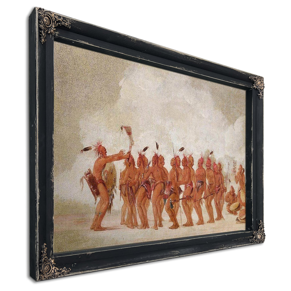 Slave Dance, Sac And Fox By George Catlin