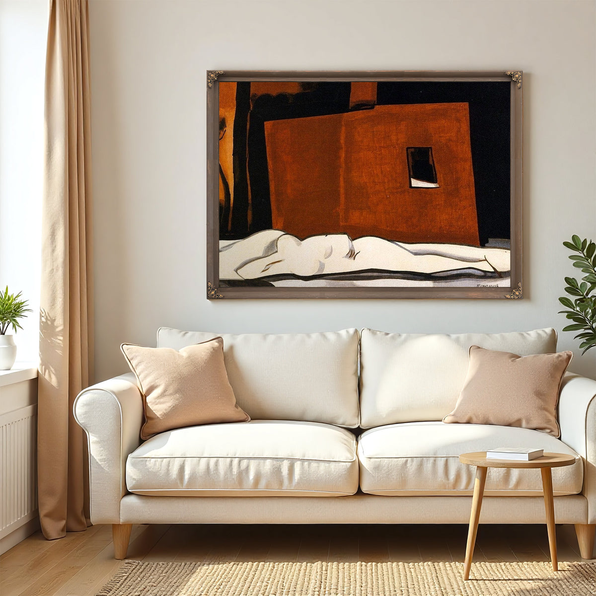Sleeping Medusa By Oscar Bluemner