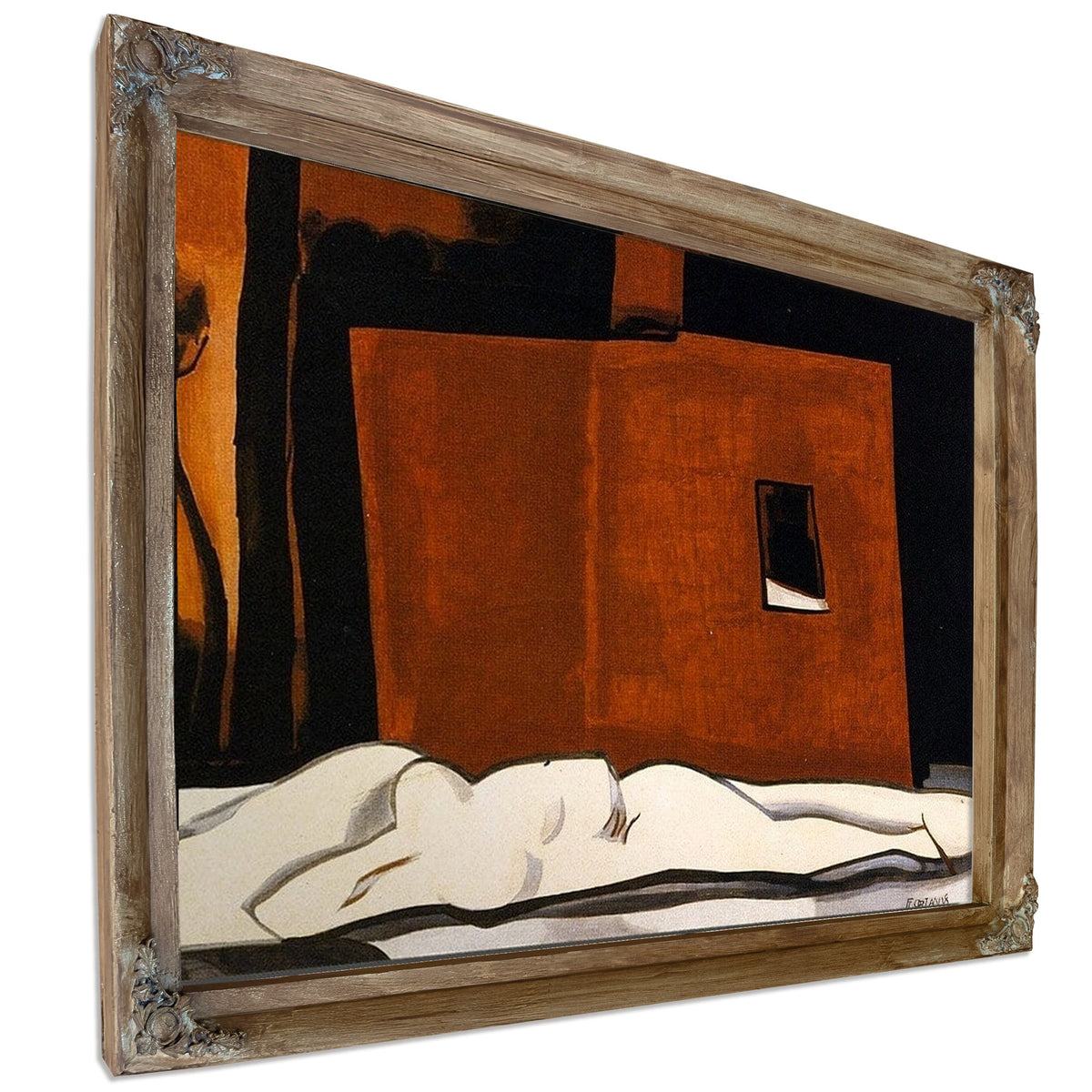Sleeping Medusa By Oscar Bluemner