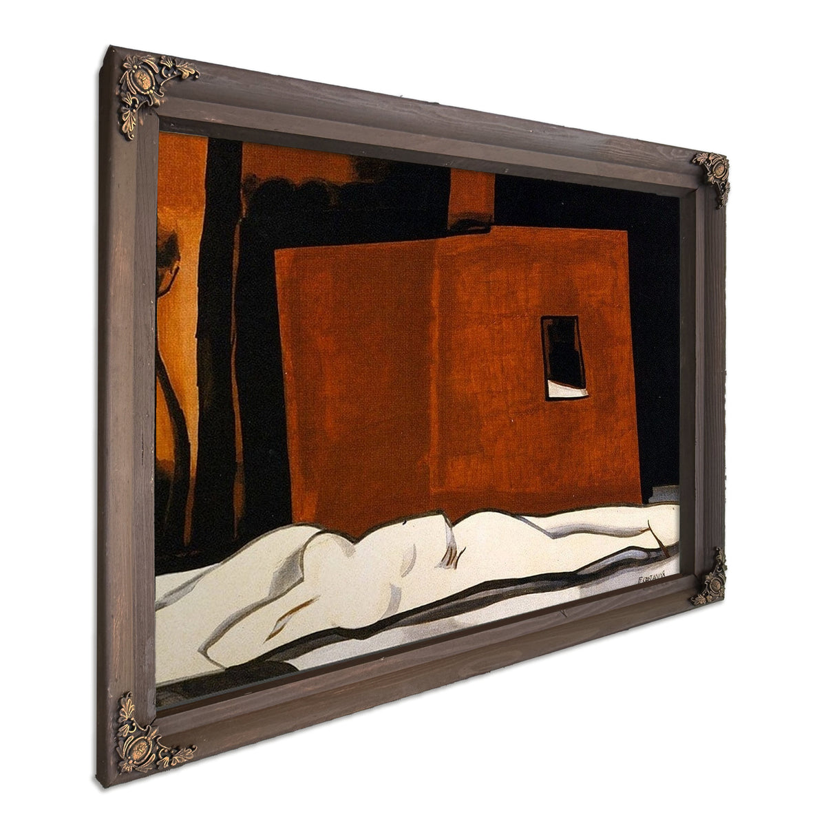 Sleeping Medusa By Oscar Bluemner