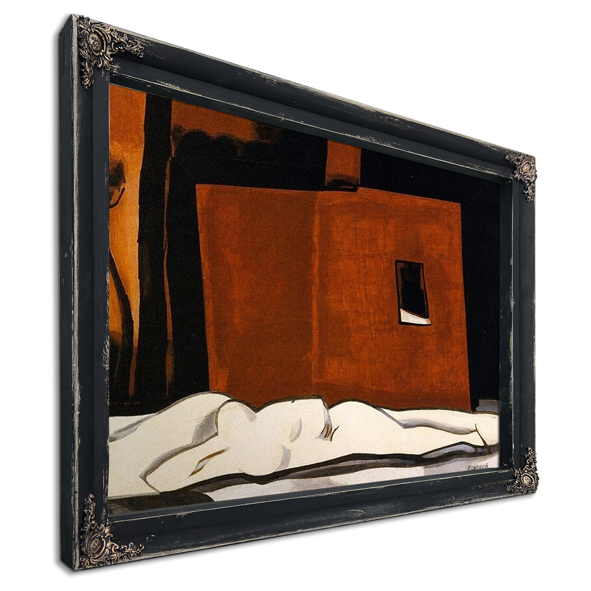 Sleeping Medusa By Oscar Bluemner