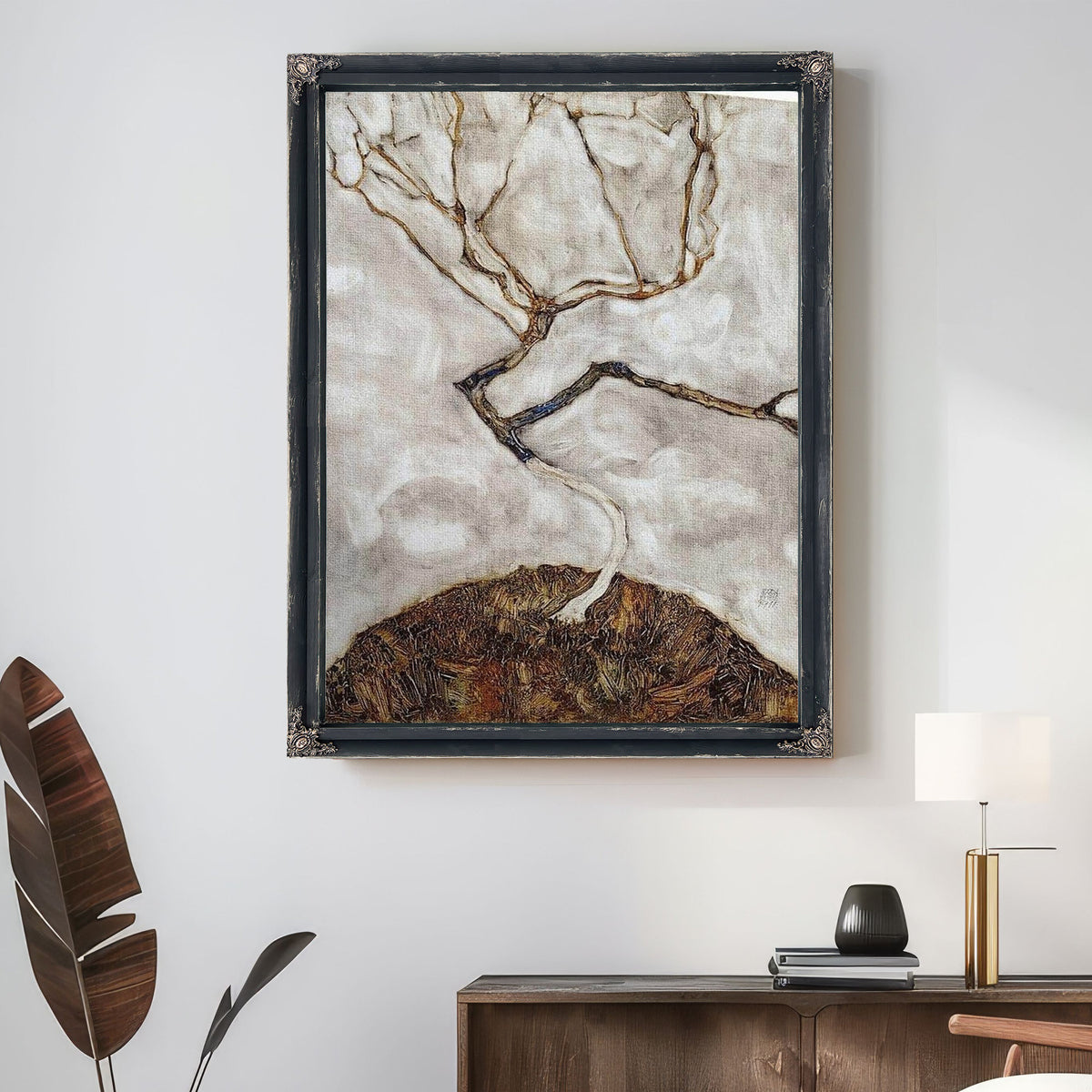 Small Tree In Late Autumn By Egon Schiele