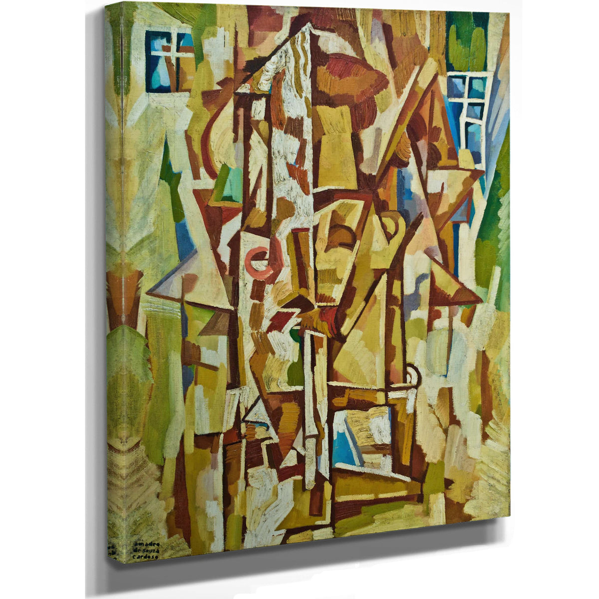 Smoker With A Cigarette Holder by Amadeo De Souza Cardoso