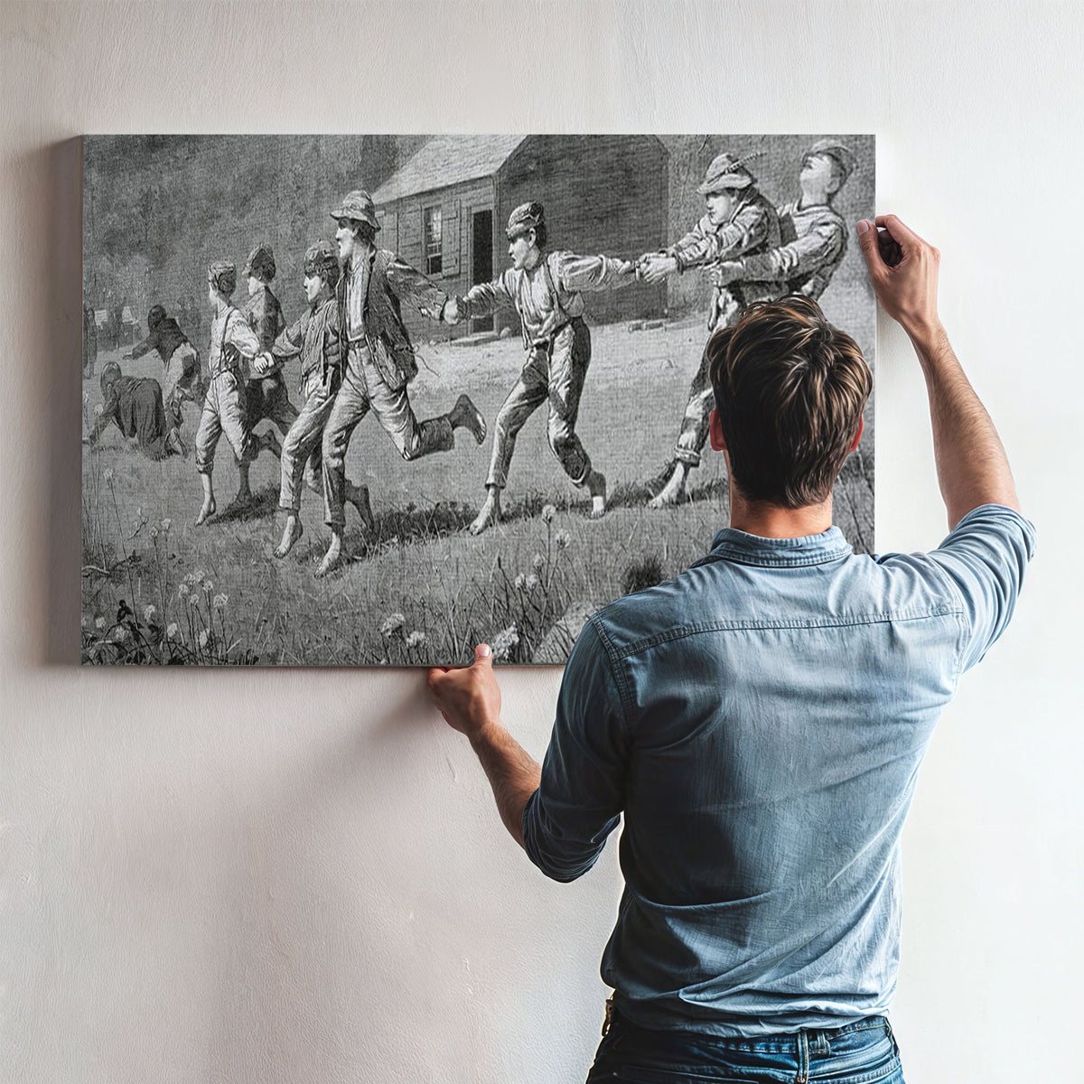 Snap The Whip, From Harper's Weekly, September 20, 1873 By Winslow Homer