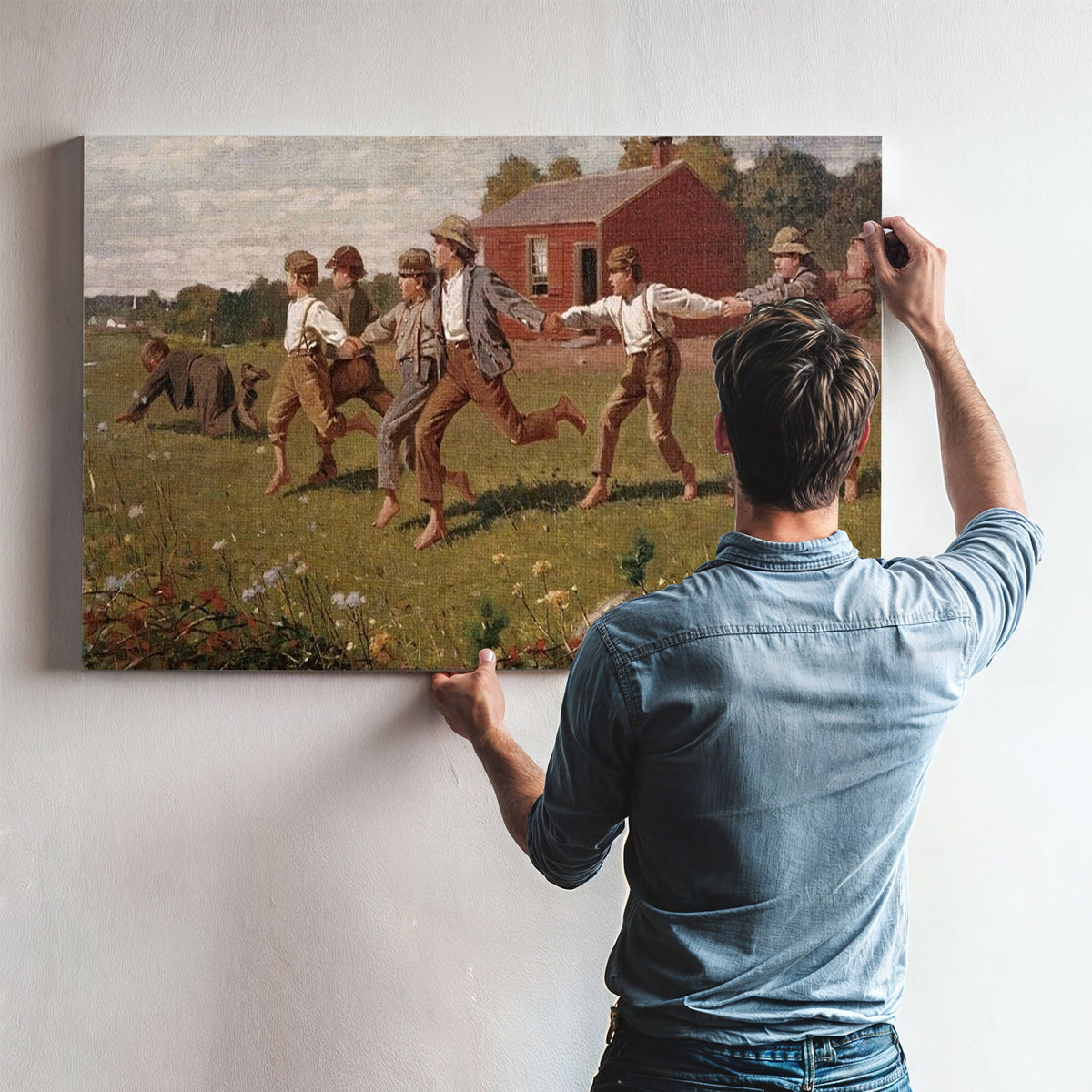 Snap The Whip By Winslow Homer