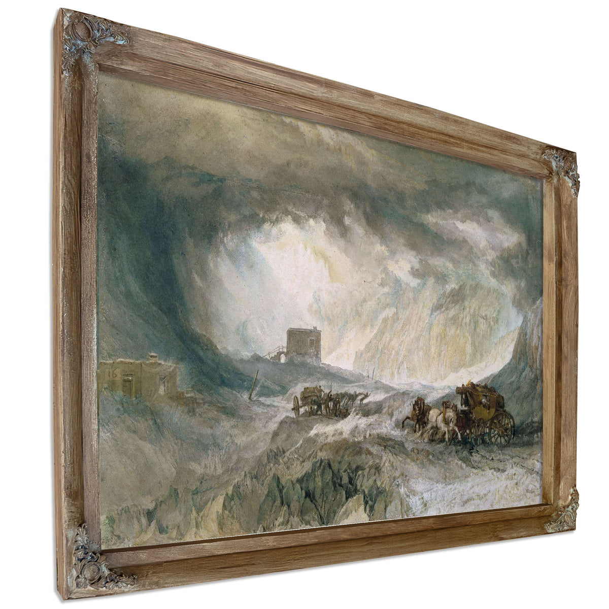 Snowstorm Mont Cenis by Joseph Mallord William Turner