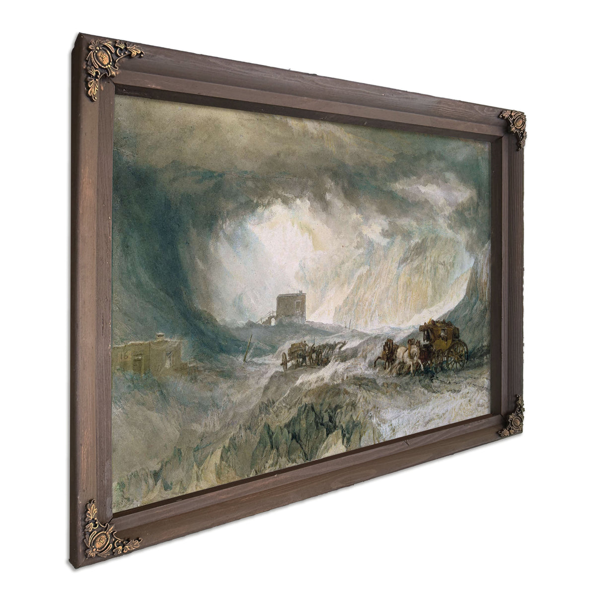 Snowstorm Mont Cenis by Joseph Mallord William Turner