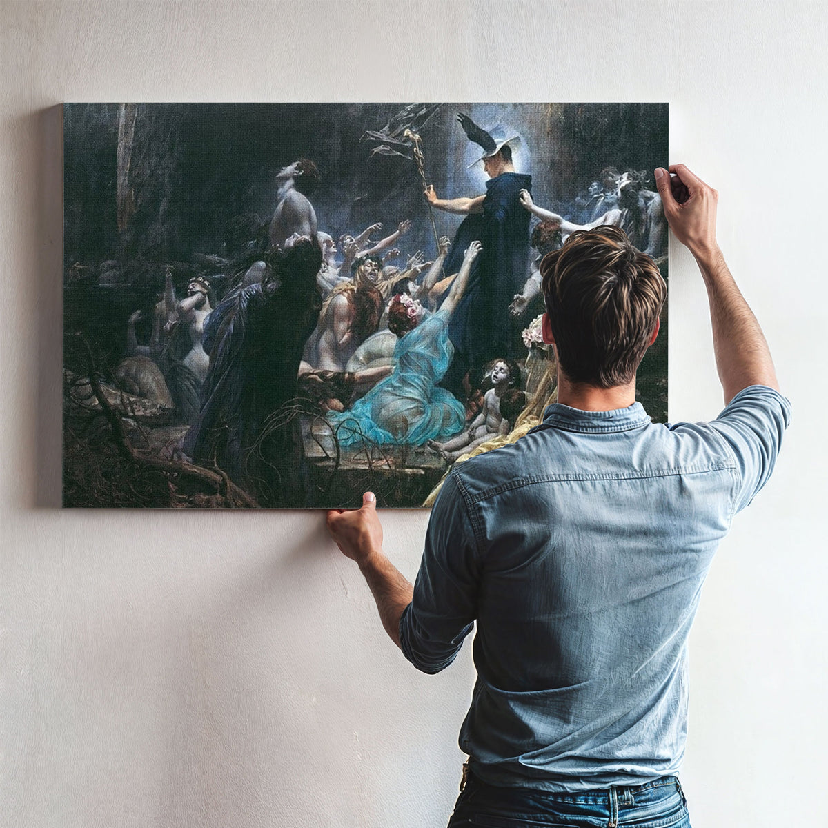 Souls On The Banks Of The Acheron 1898 By Adolf Hiremy Hirschl