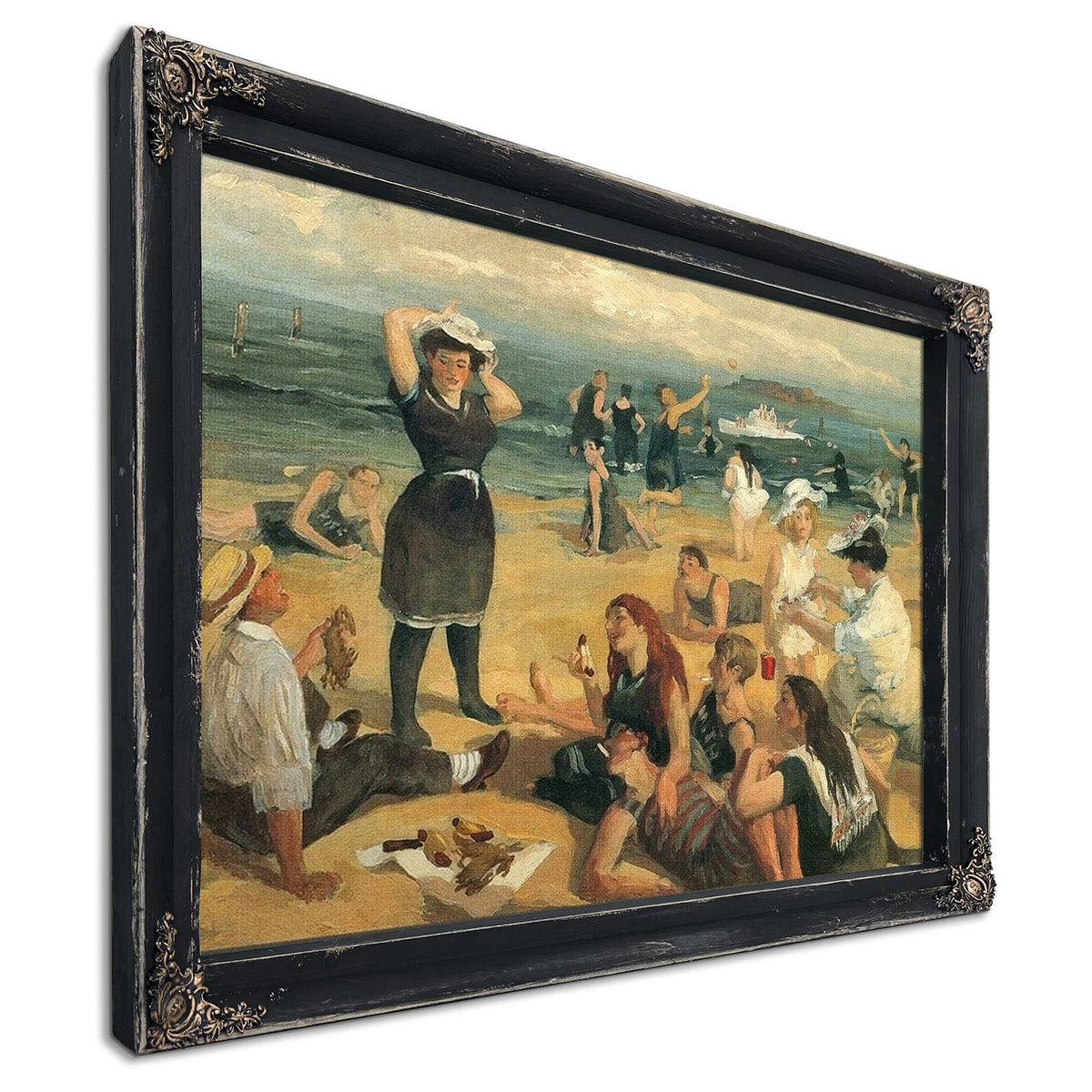 South Beach Bathers 1907 1908 By John Sloan