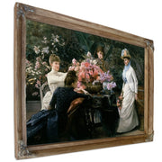 Spring Flowers (In The Conservatory) By Julius Leblanc Stewart