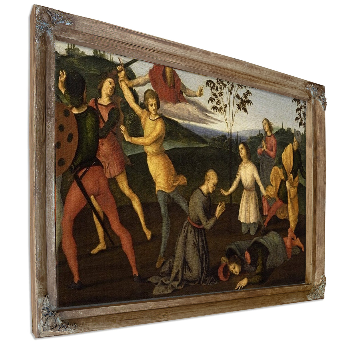 St. Jerome Saving Sylvanus And Punishing The Heretic Sabianus By Raphael