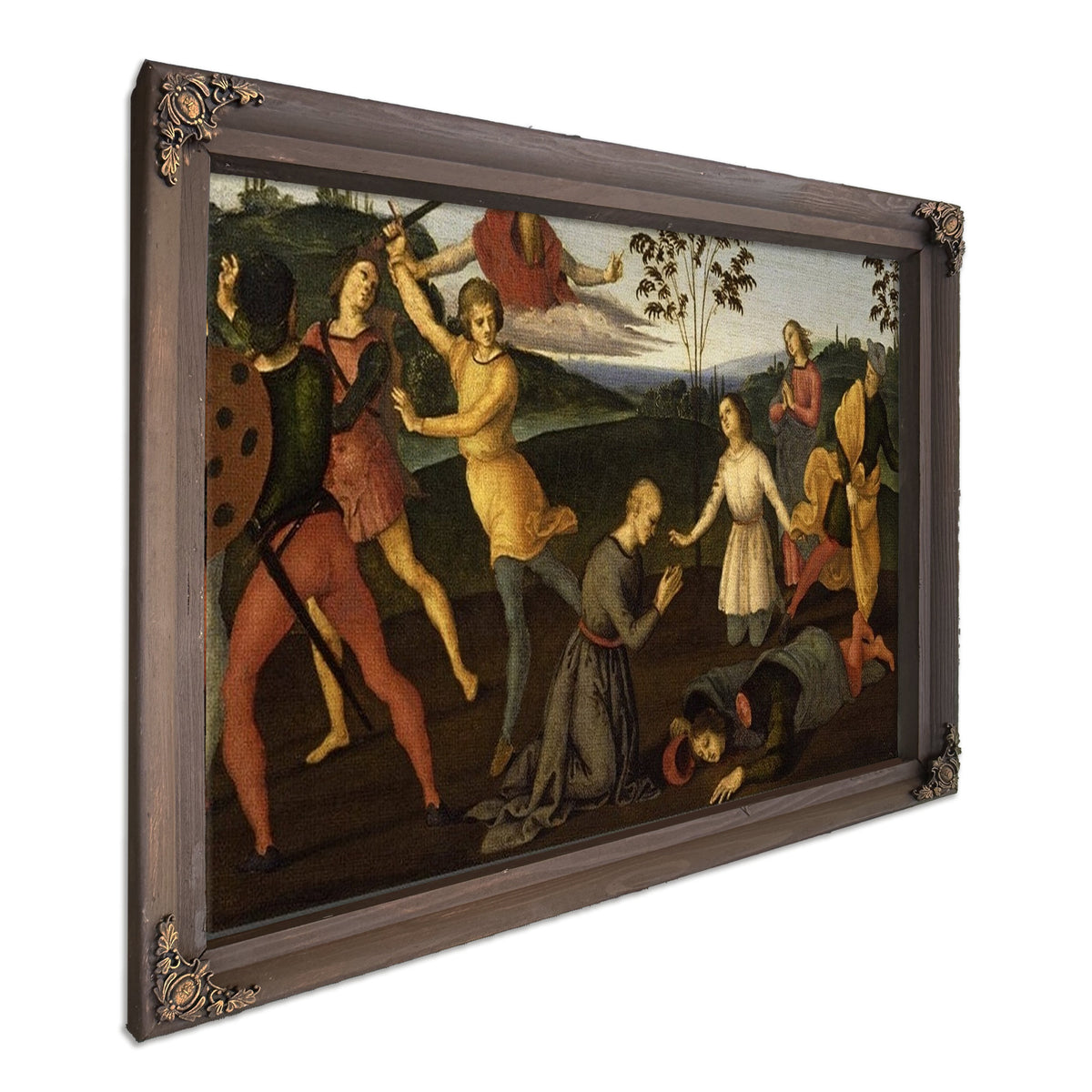 St. Jerome Saving Sylvanus And Punishing The Heretic Sabianus By Raphael