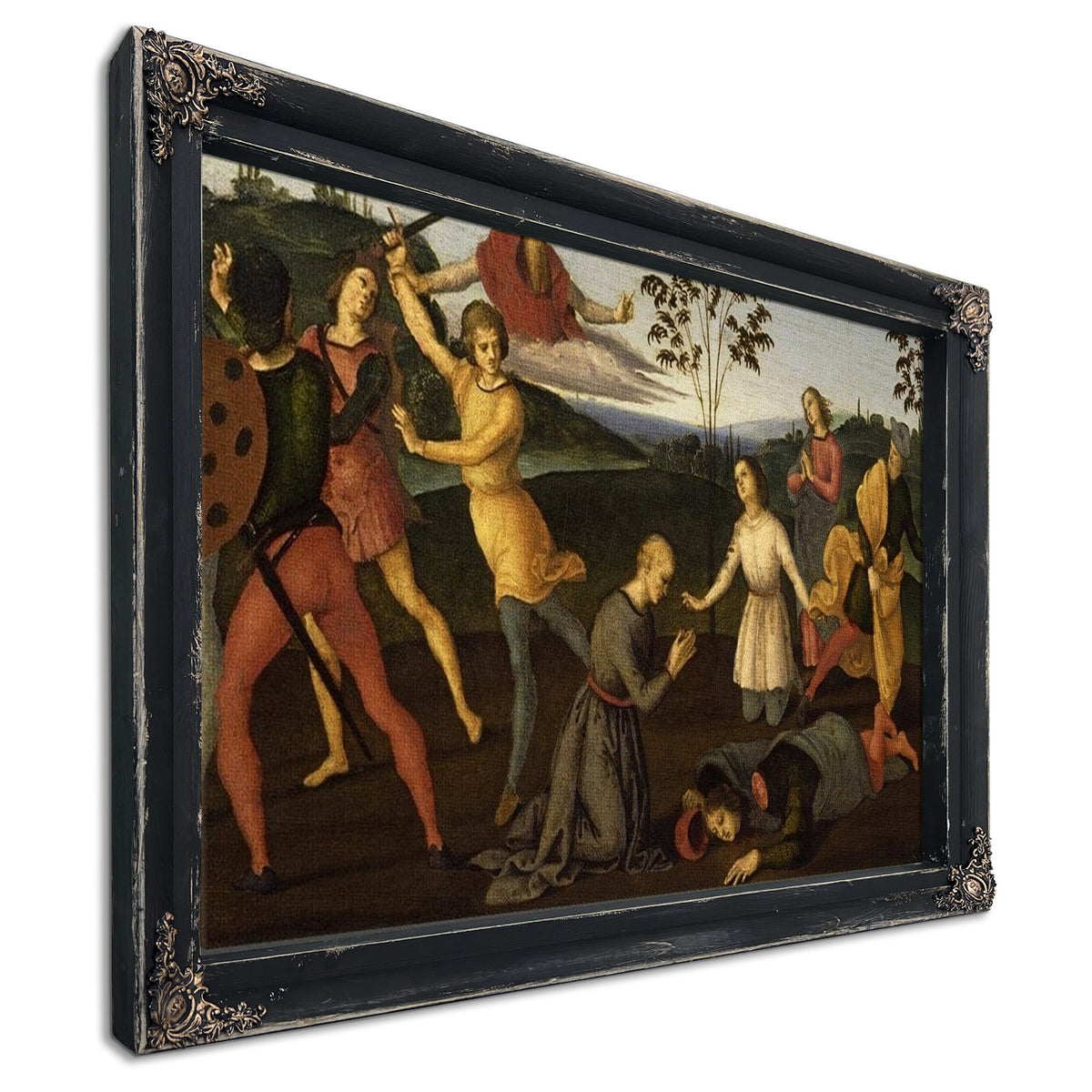 St. Jerome Saving Sylvanus And Punishing The Heretic Sabianus By Raphael