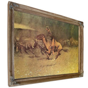 Stampeded By Lightning Aka The Stampede By Frederic Remington