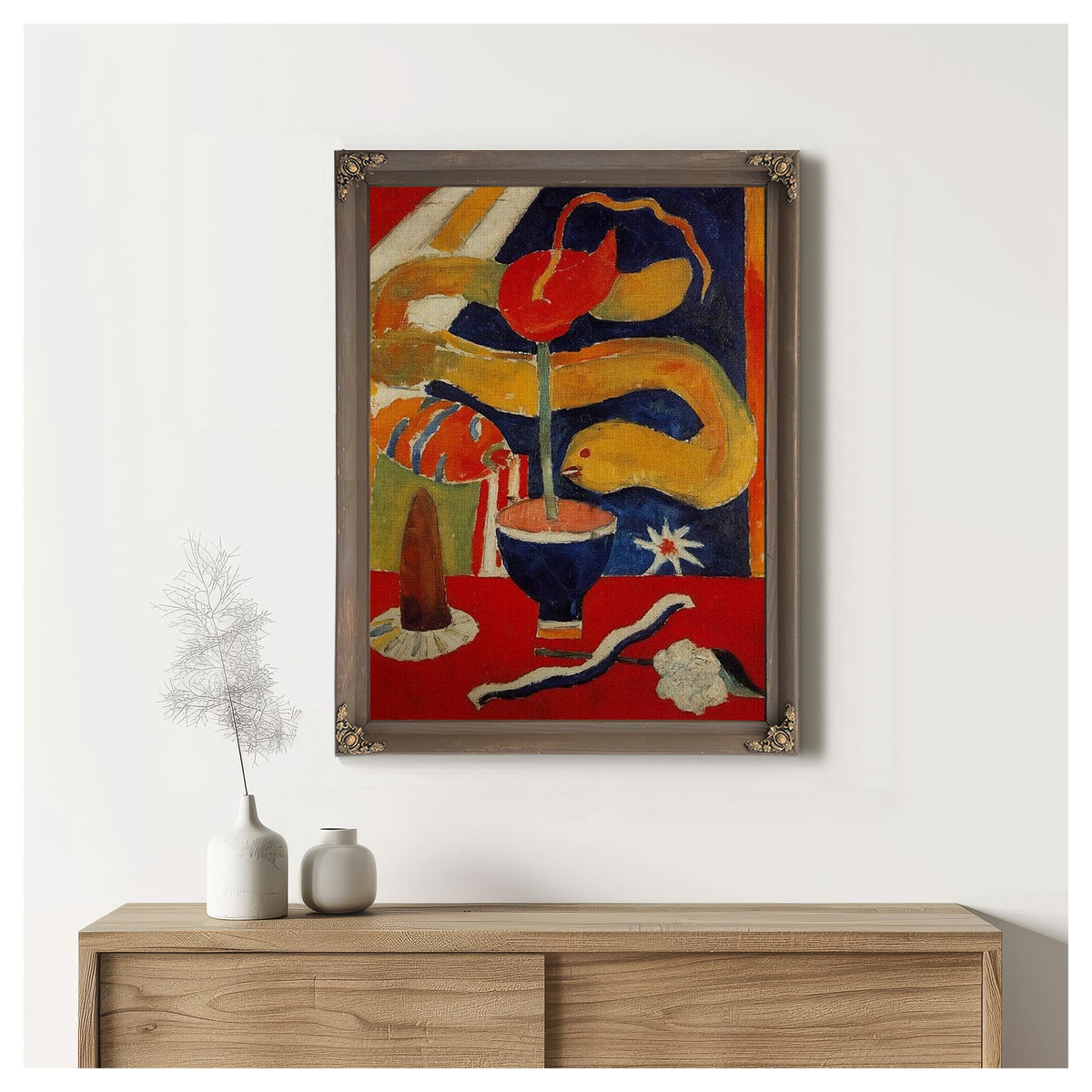 Still Life With Eel By Marsden Hartley