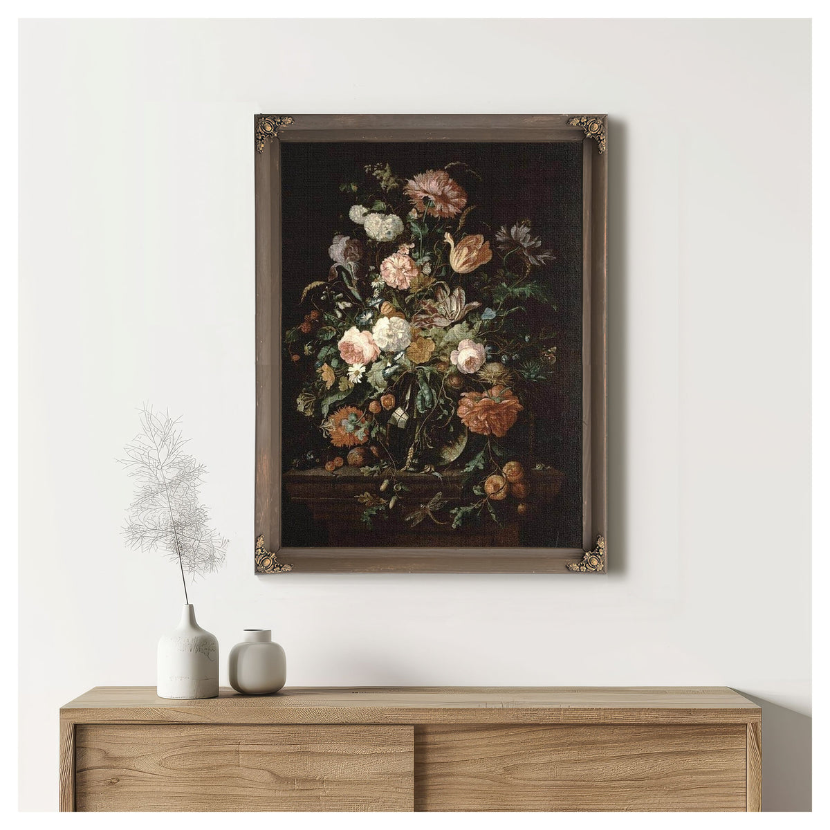 Still Life With Flowers In A Glass Bowl By Jan Davidsz De Heem