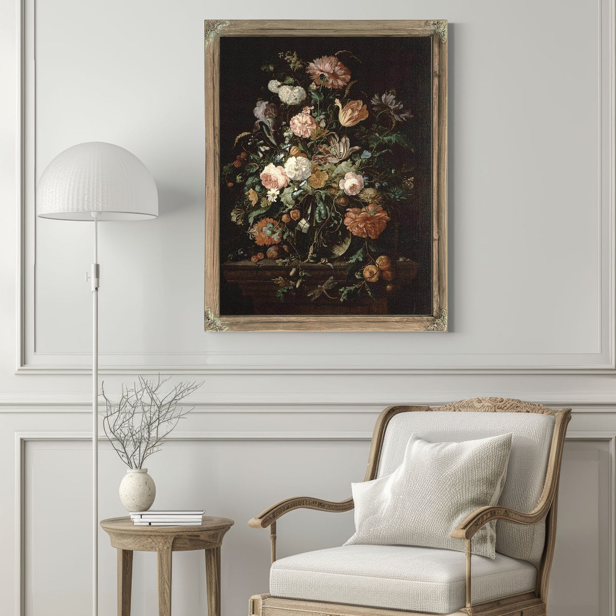 Still Life With Flowers In A Glass Bowl By Jan Davidsz De Heem