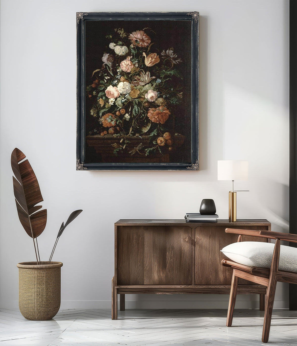 Still Life With Flowers In A Glass Bowl By Jan Davidsz De Heem