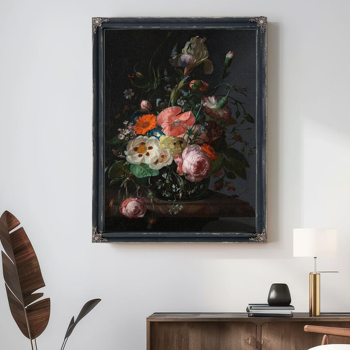 Still Life With Flowers On A Marble Tabletop 1716 By Rachel Ruysch