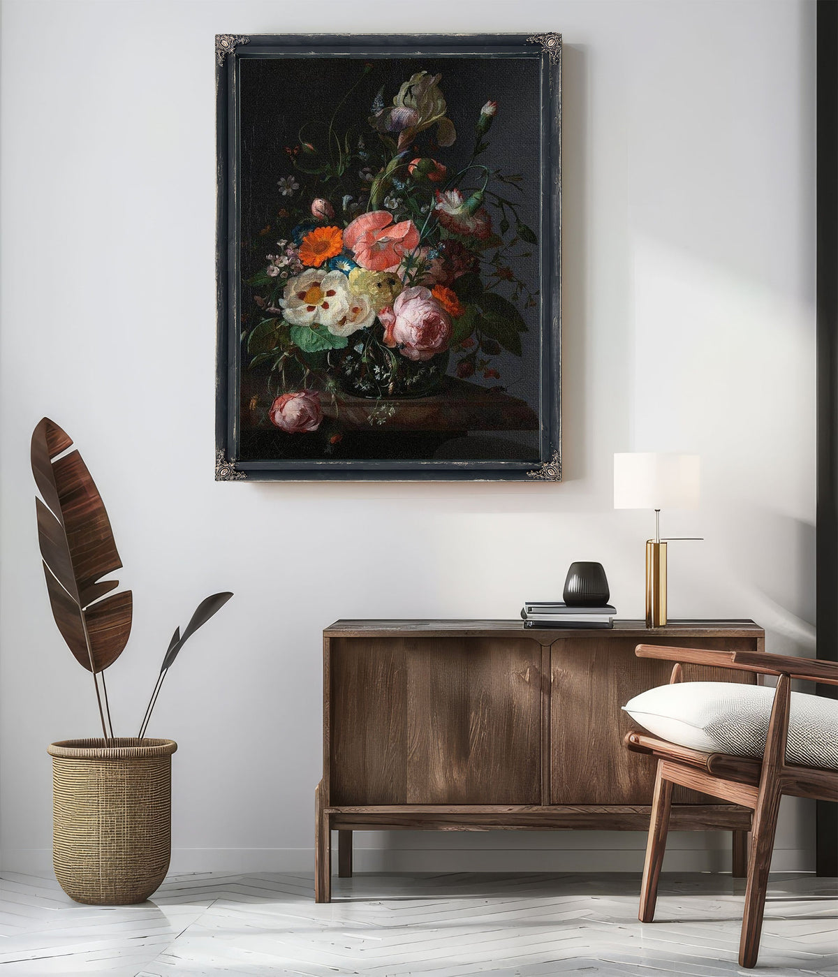 Still Life With Flowers On A Marble Tabletop 1716 By Rachel Ruysch