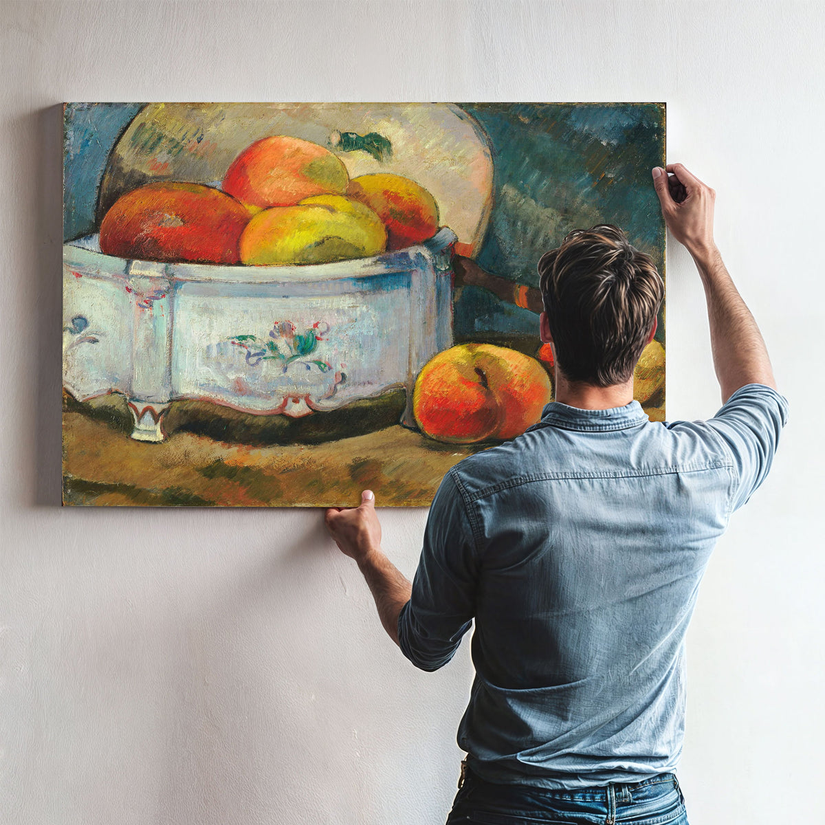 Still Life With Peaches by Paul Gauguin