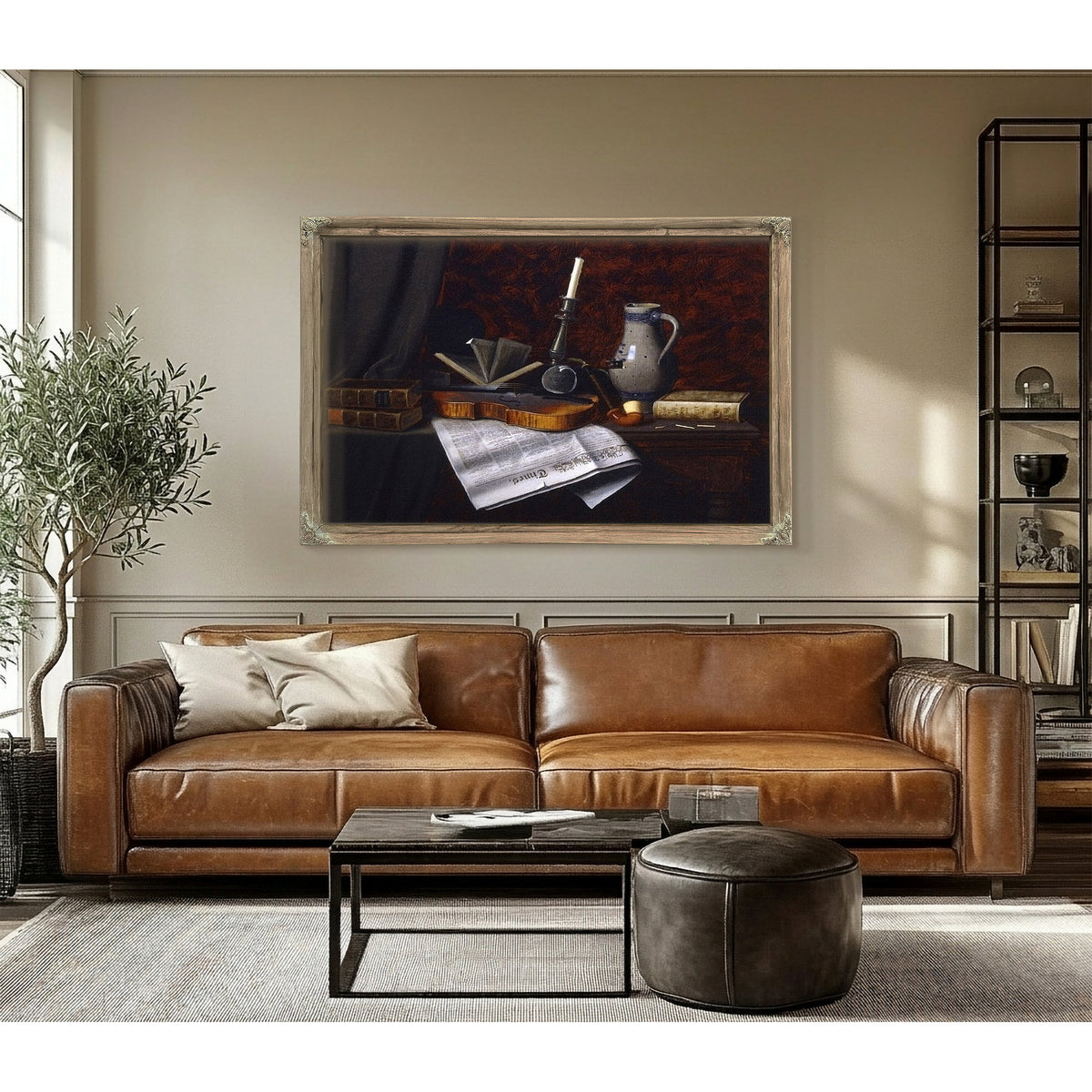 Still Life With Violin By William Michael Harnett