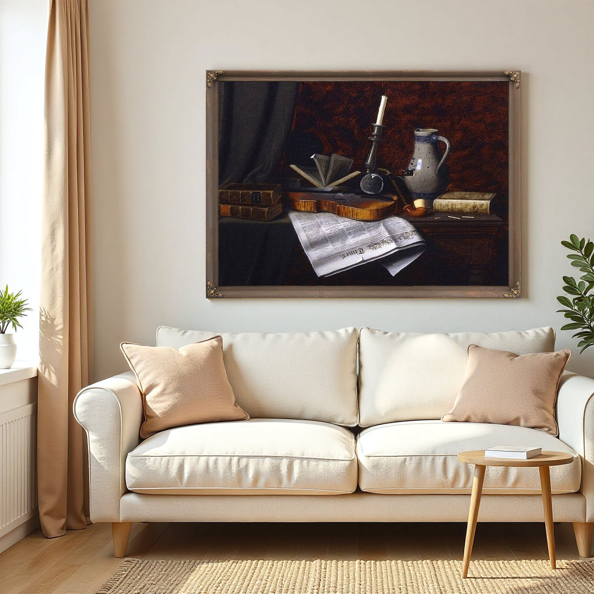 Still Life With Violin By William Michael Harnett