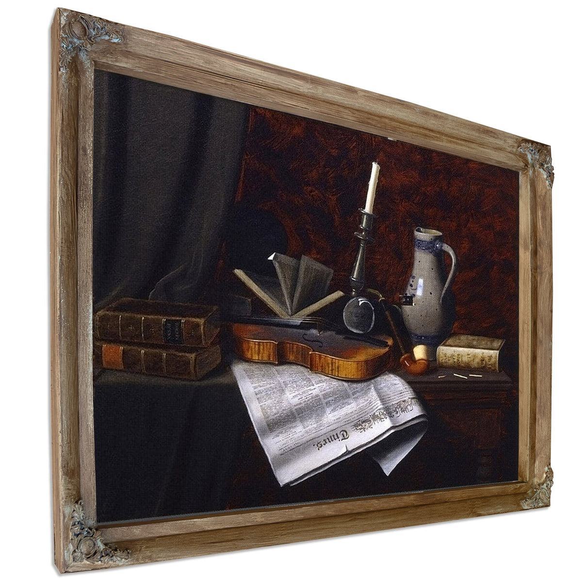 Still Life With Violin By William Michael Harnett