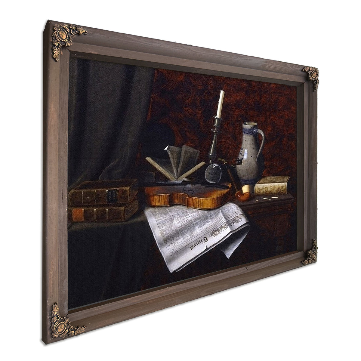 Still Life With Violin By William Michael Harnett