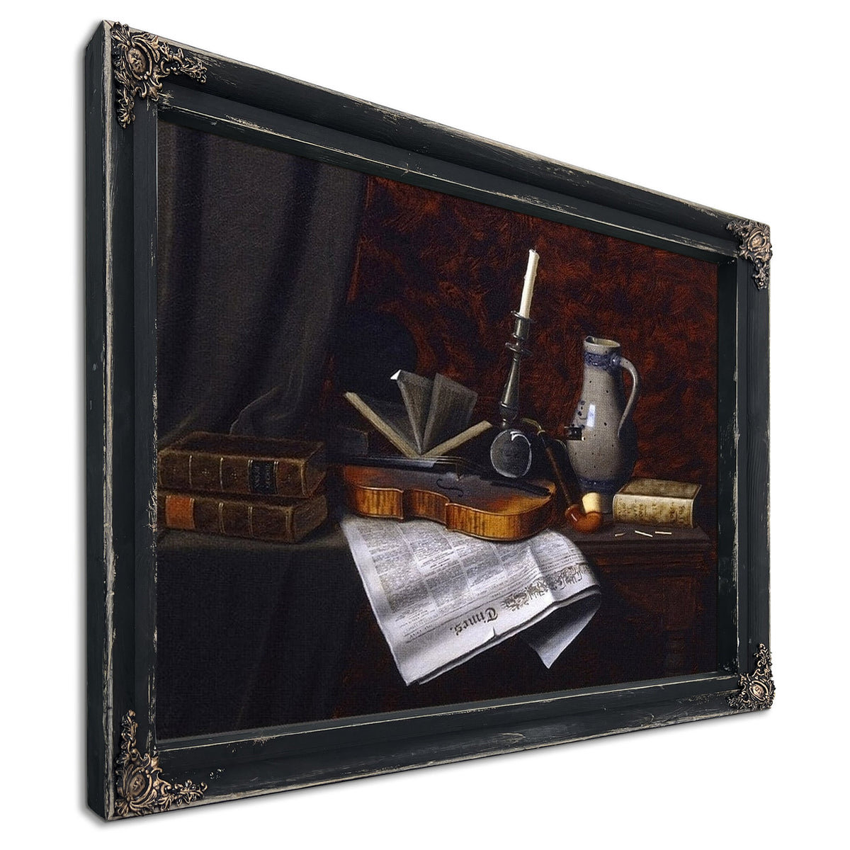 Still Life With Violin By William Michael Harnett