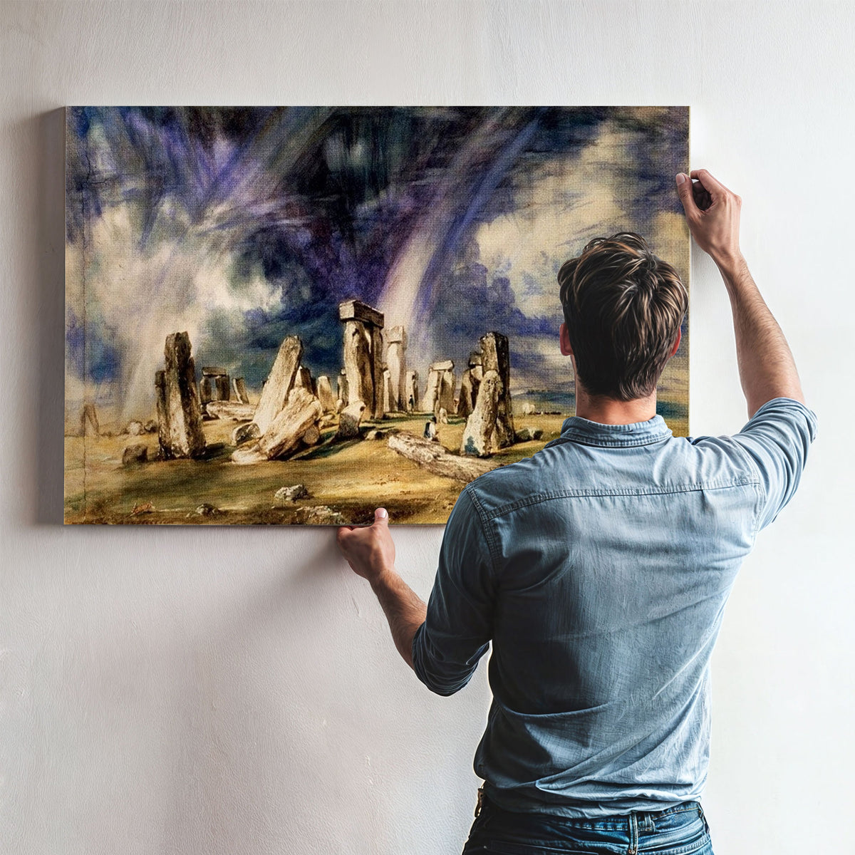 Stonehenge 1835 1 By John Constable