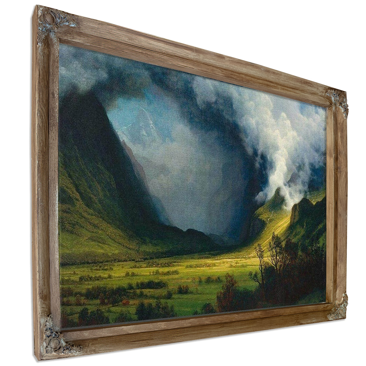 Storm In The Mountains By Albert Bierstadt