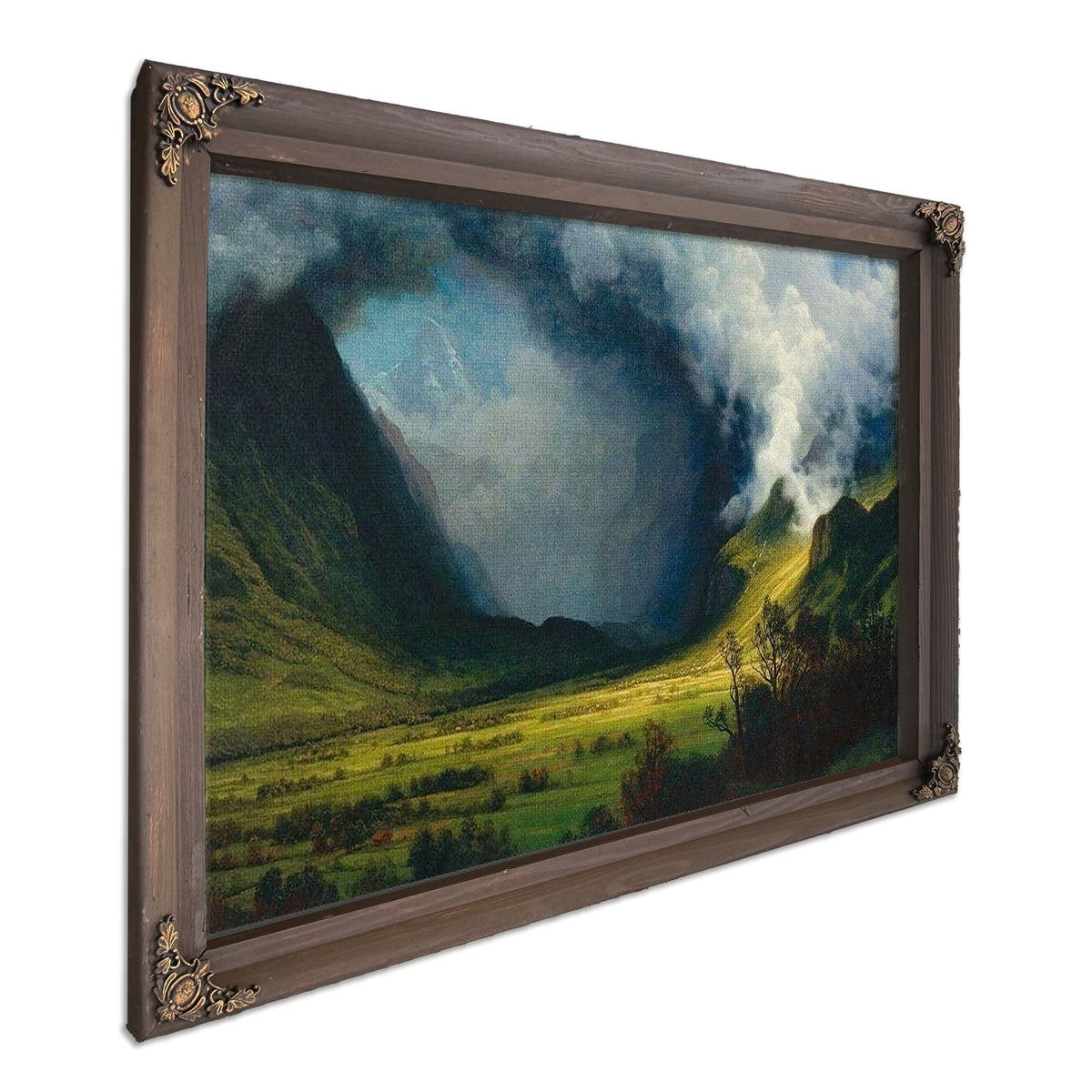 Storm In The Mountains By Albert Bierstadt