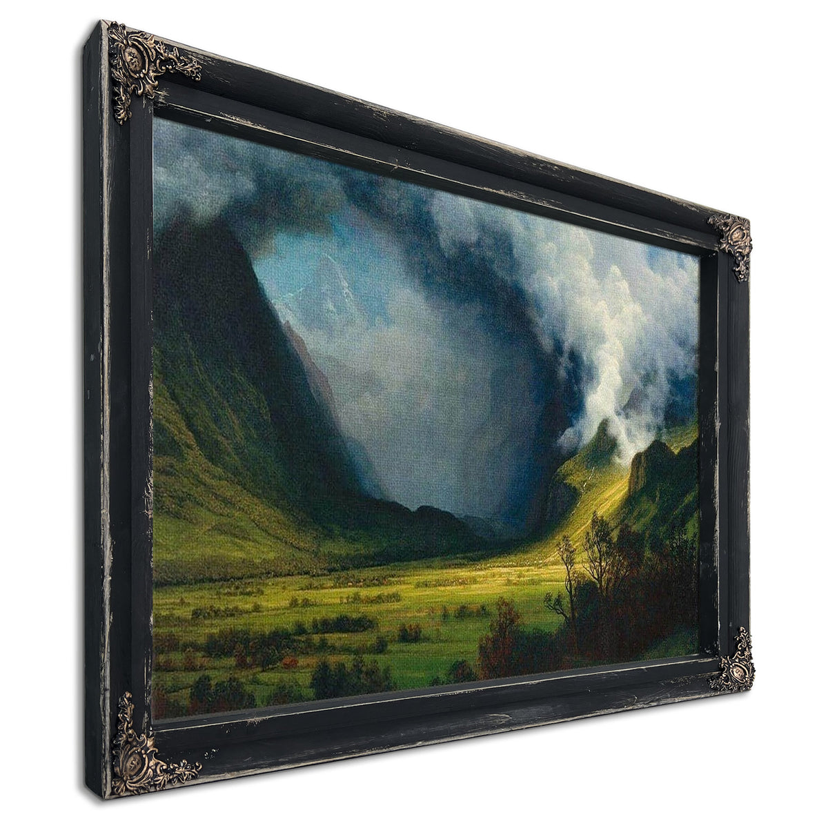 Storm In The Mountains By Albert Bierstadt