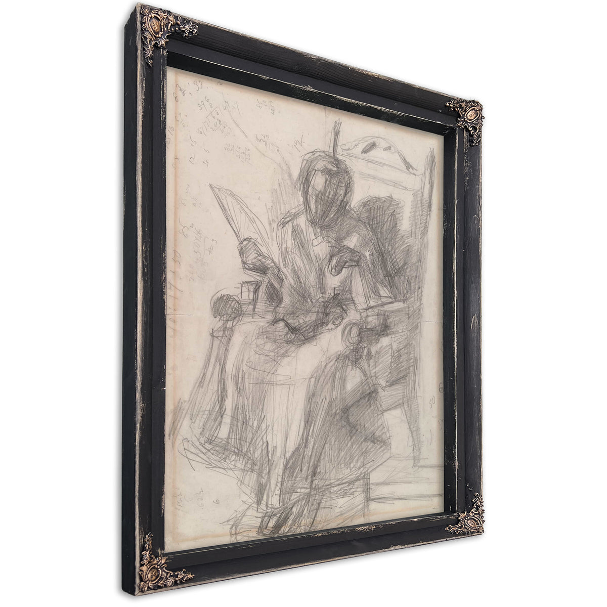 Study For Girl With Cat Katherine by Thomas Eakins