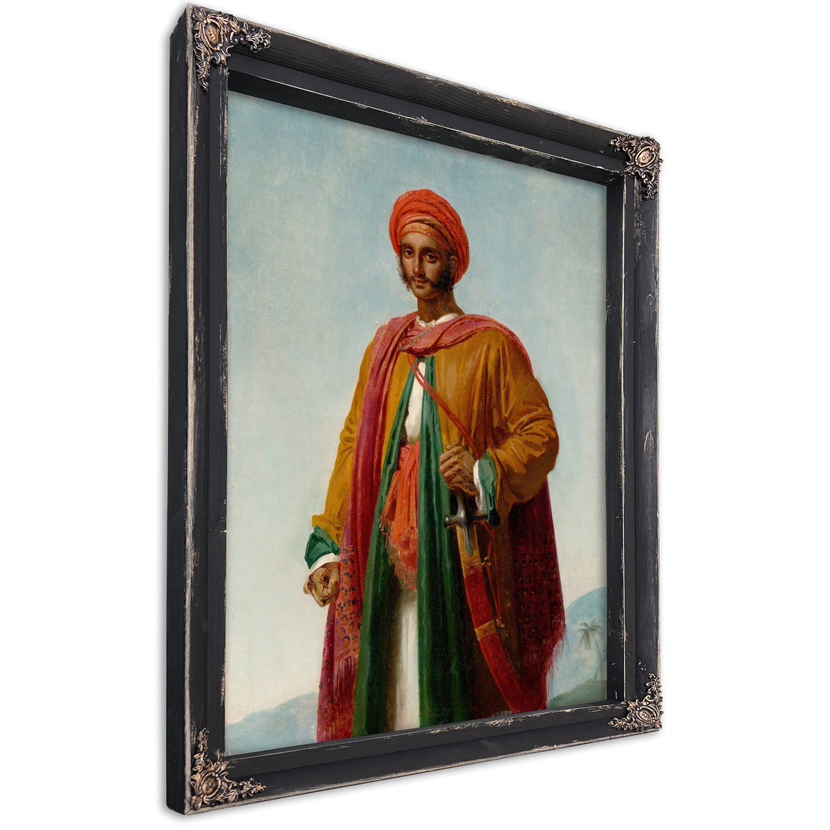 Study For Portrait Of An Indian by Anne Louis Girodet Trioson