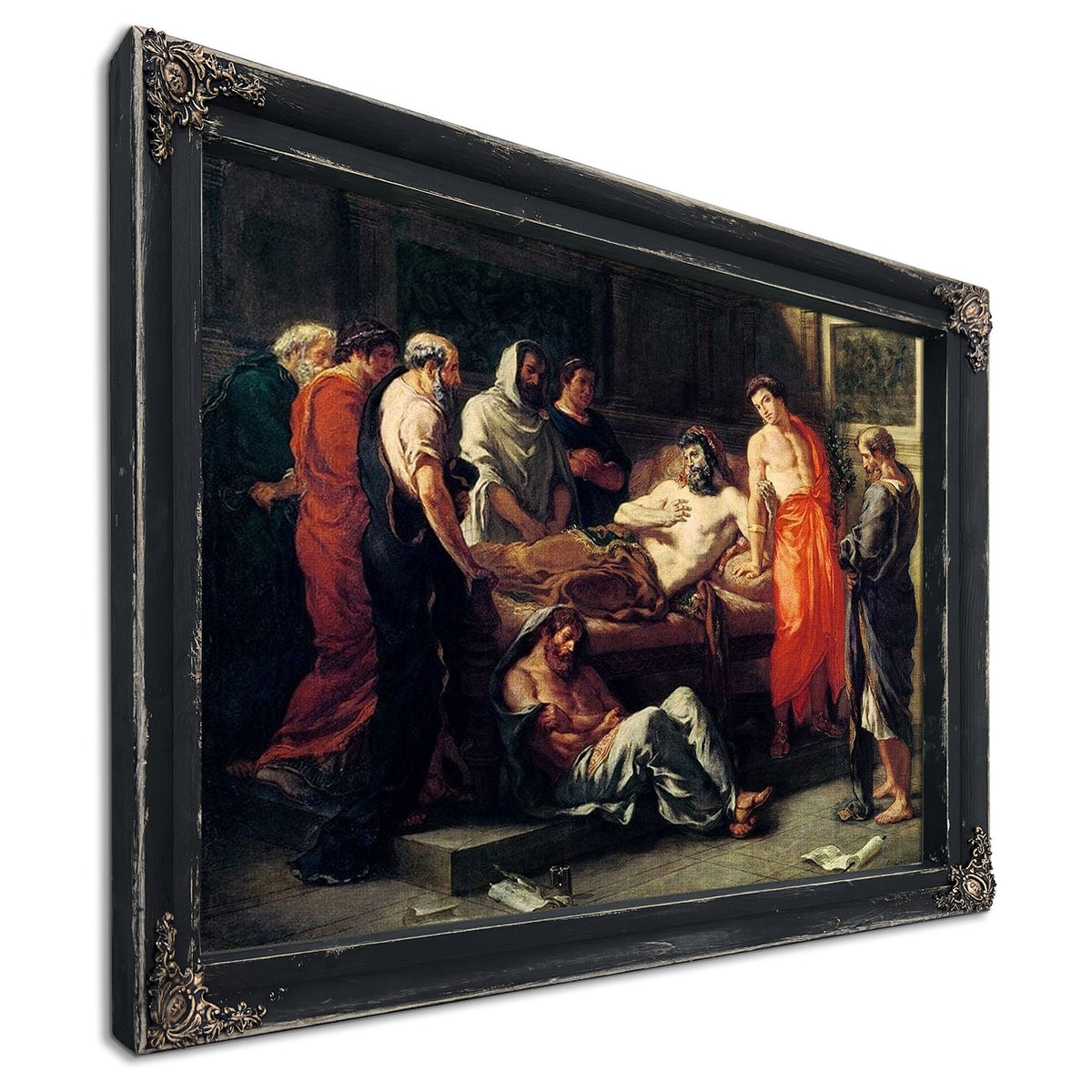 Study For The Death Of Marcus Aurelius (121 180) By Ferdinand Victor Eugene Delacroix