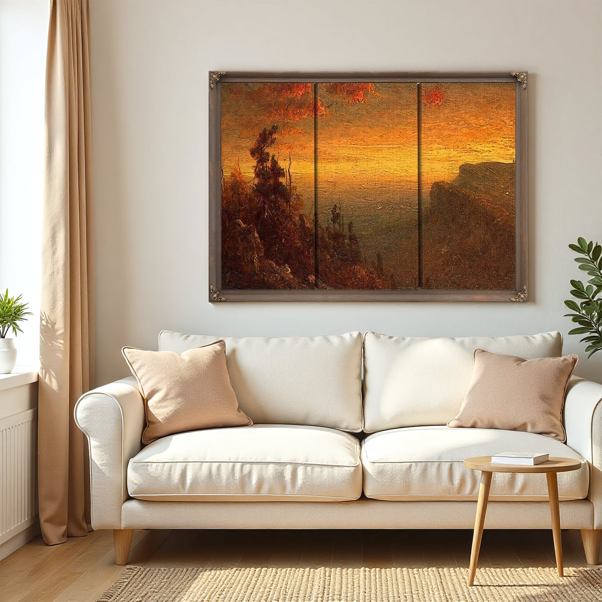 Study For Twilight In The Shawangunk Mountains By Sanford Robinson Gifford