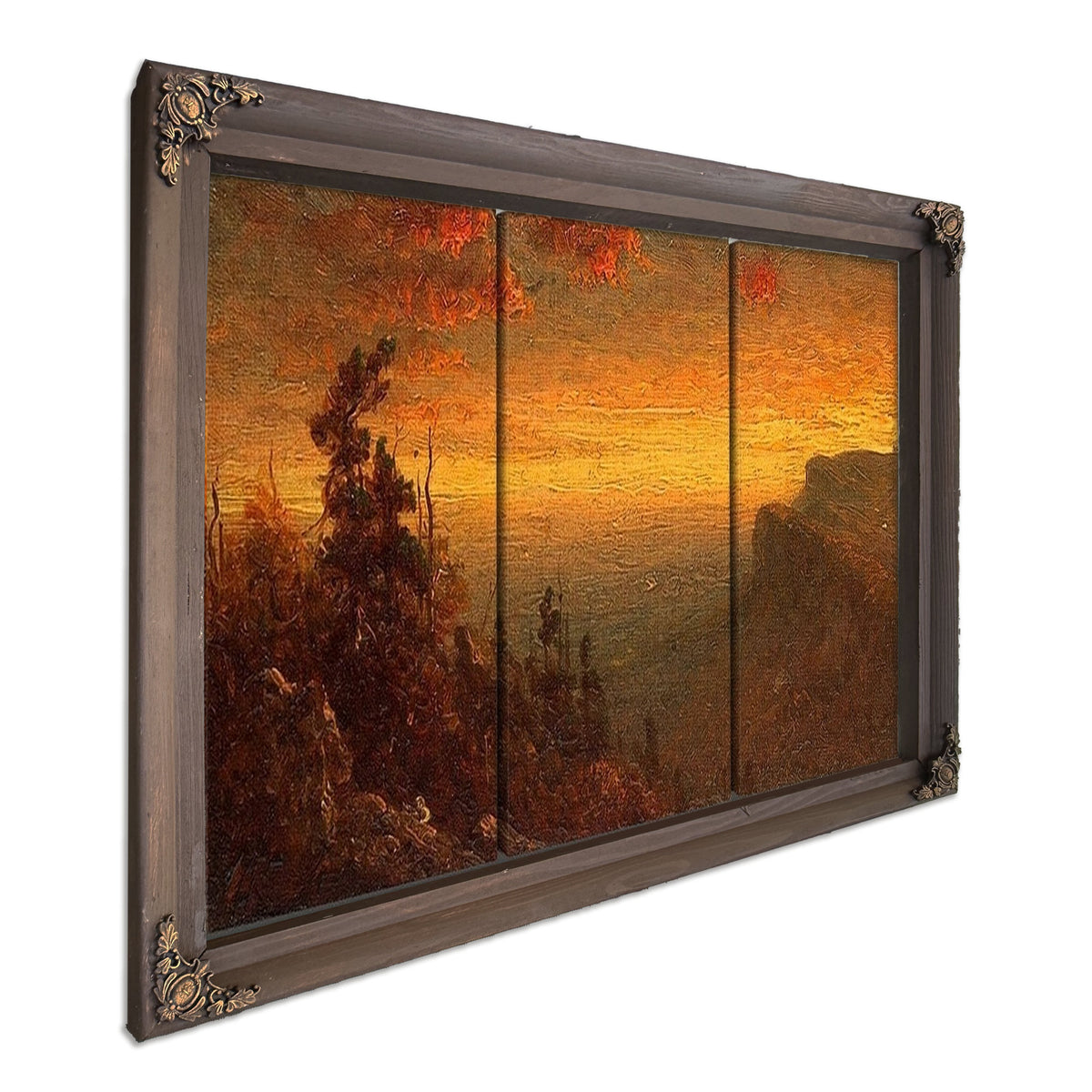 Study For Twilight In The Shawangunk Mountains By Sanford Robinson Gifford