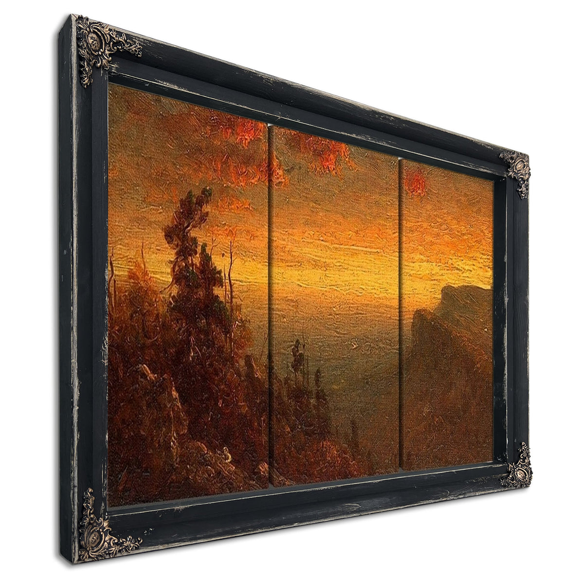 Study For Twilight In The Shawangunk Mountains By Sanford Robinson Gifford