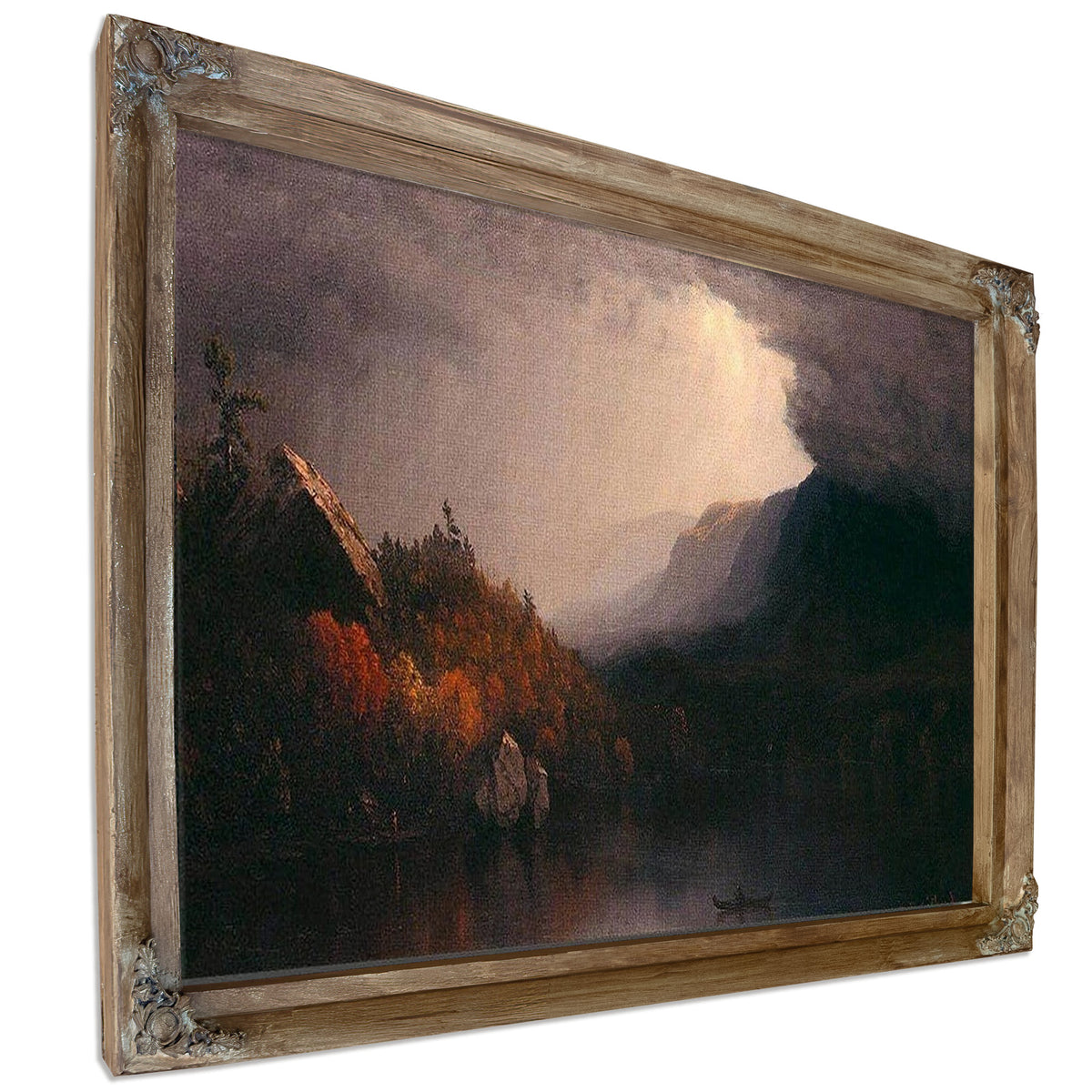 Study Of A Coming Storm On Lake George By Sanford Robinson Gifford