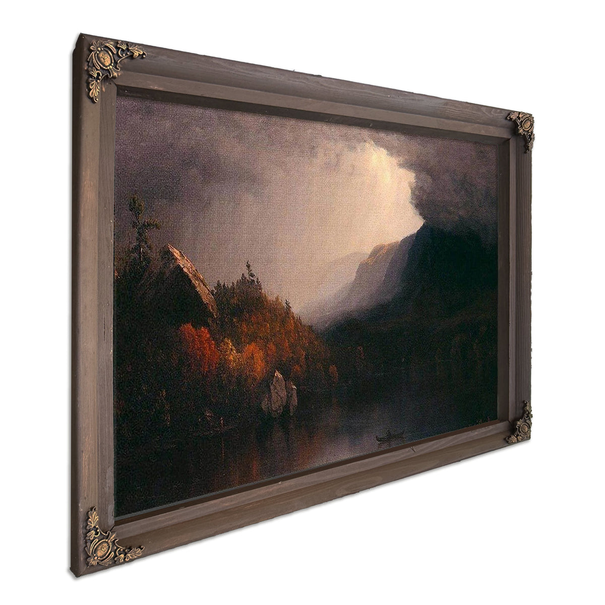 Study Of A Coming Storm On Lake George By Sanford Robinson Gifford