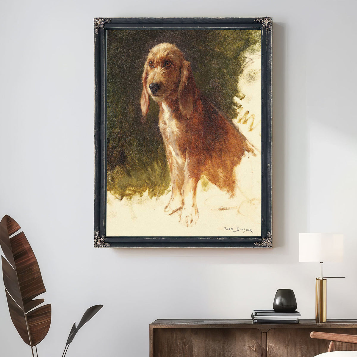 Study Of A Dog S by Rosa Bonheur