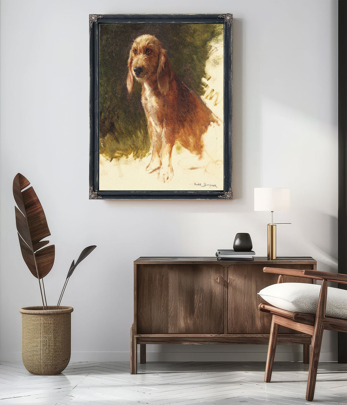 Study Of A Dog S by Rosa Bonheur
