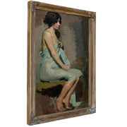 Study Of A Seated Woman By Alice Pike Barney